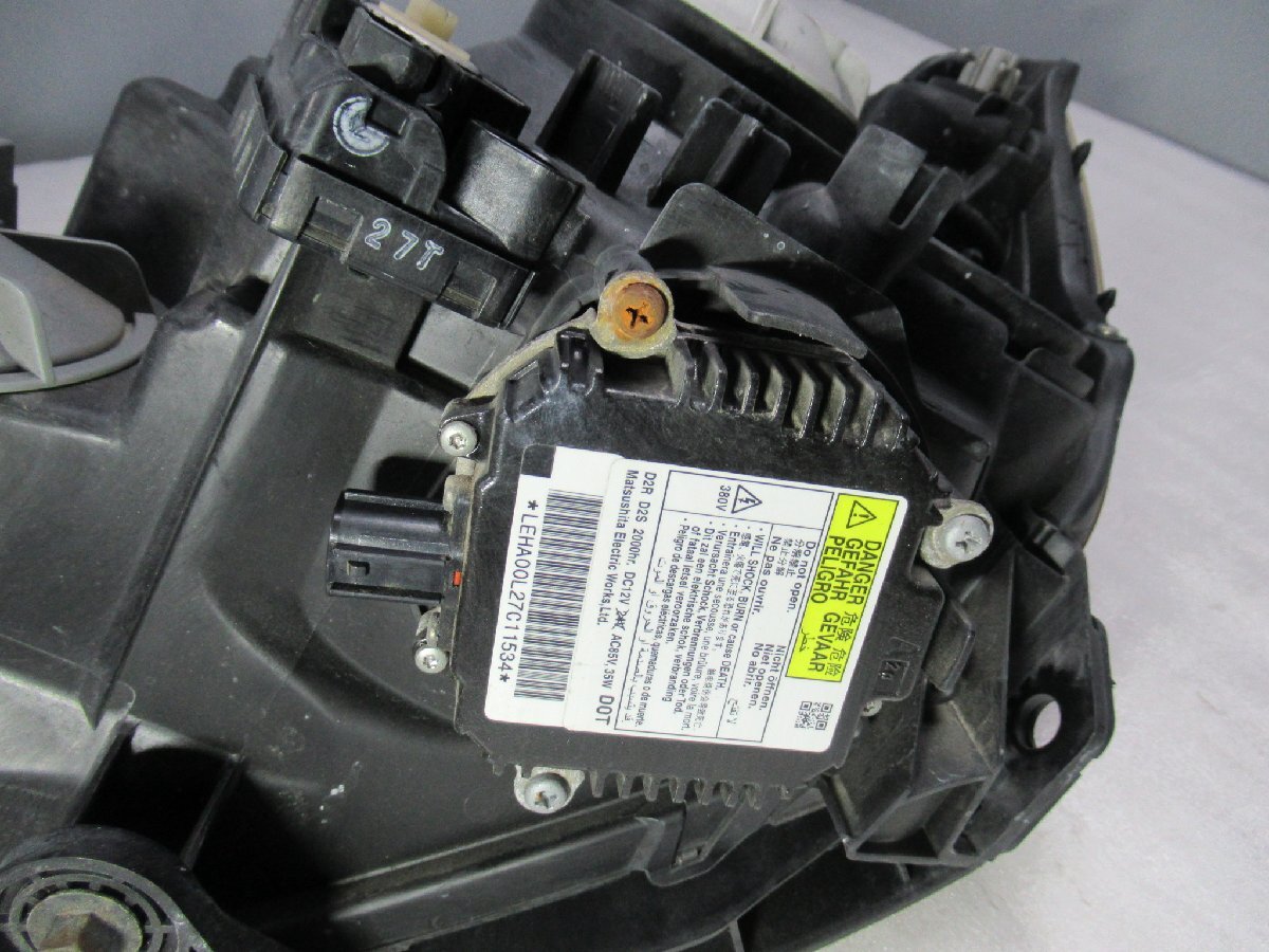 ステップワゴン　DBA-RK1　後期　右　ヘッドライト　ヘッドランプ　KOITO　100-22013　HID　運転席側　前　純正　23045　伊t_画像10