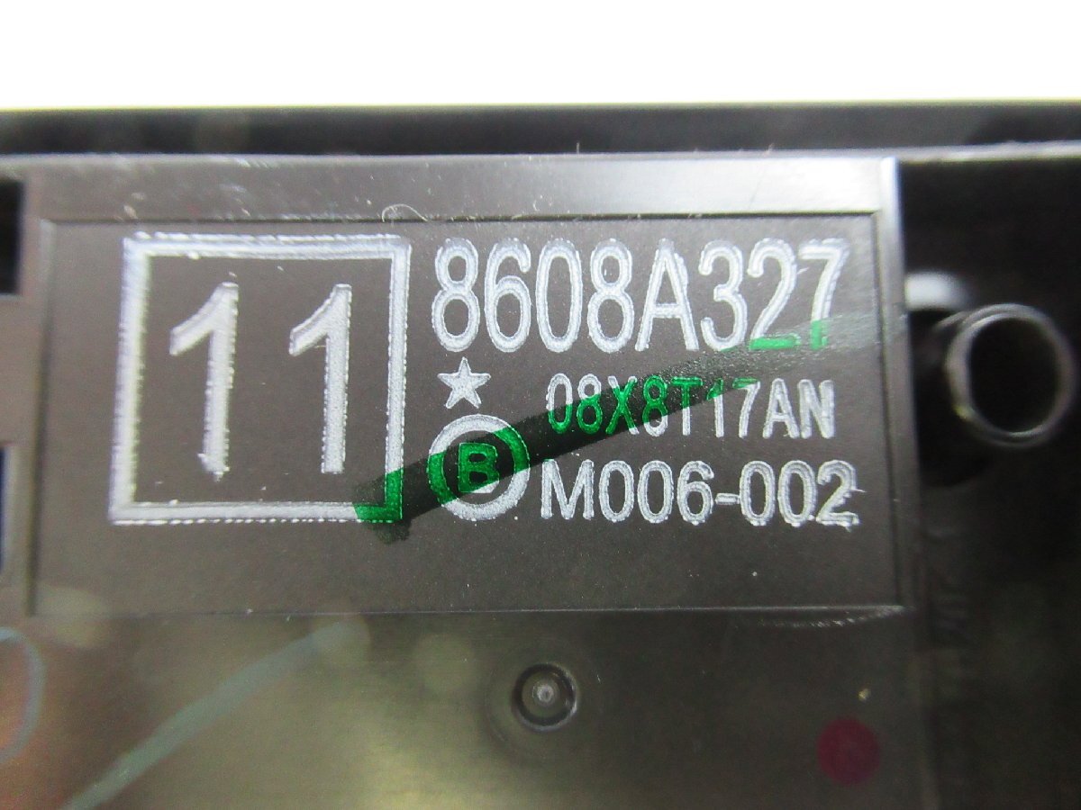 ミラージュ　DBA-A03A　右　フロント　パワーウィンドウ　スイッチ　8608A327　集中　運転席側　純正　23109　伊t_画像6