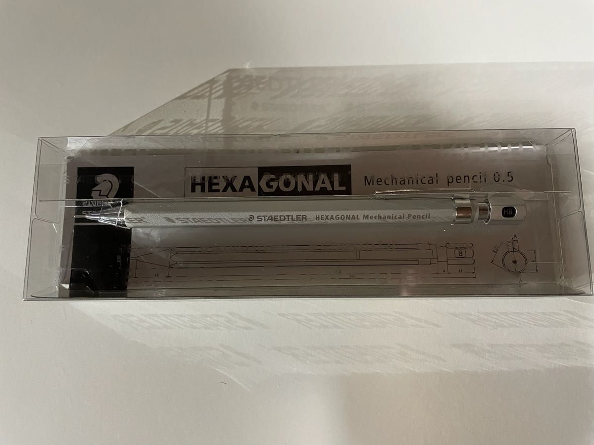 ステッドラー ヘキサゴナル シルバー 0.5mm