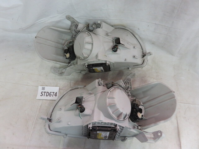 STD674 condition excellent Toyota Porte NNP10 NNP11 NNP15 head light HID headlamp / left right set * coating settled 