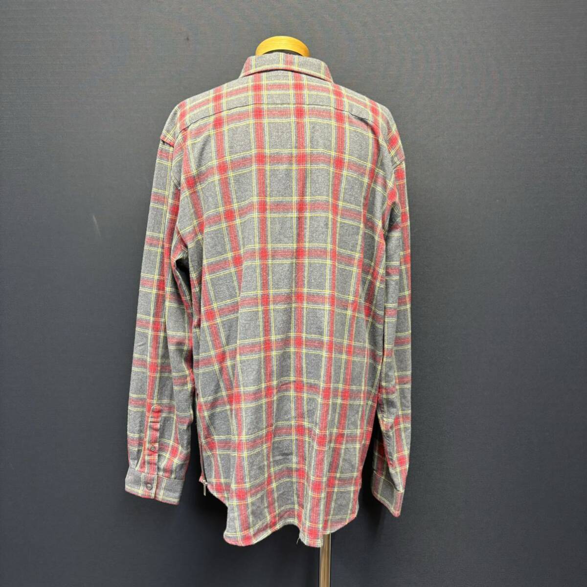 EPTM. Check Flannel Shirt エピテム チェック ネルシャツ size XL レッド/グレー 長袖 メンズ_画像2