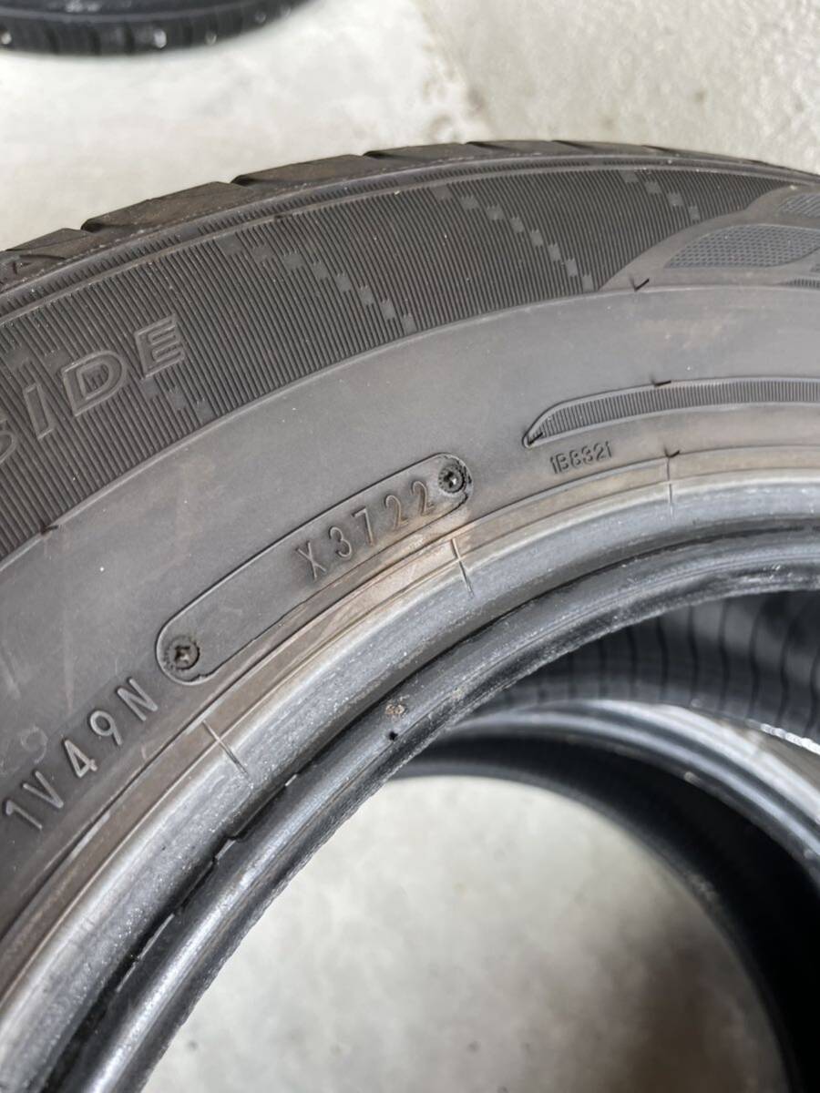 2022年製　195/65r15 ダンロップ EC204 バリ山　中古タイヤ 2本セット_画像4