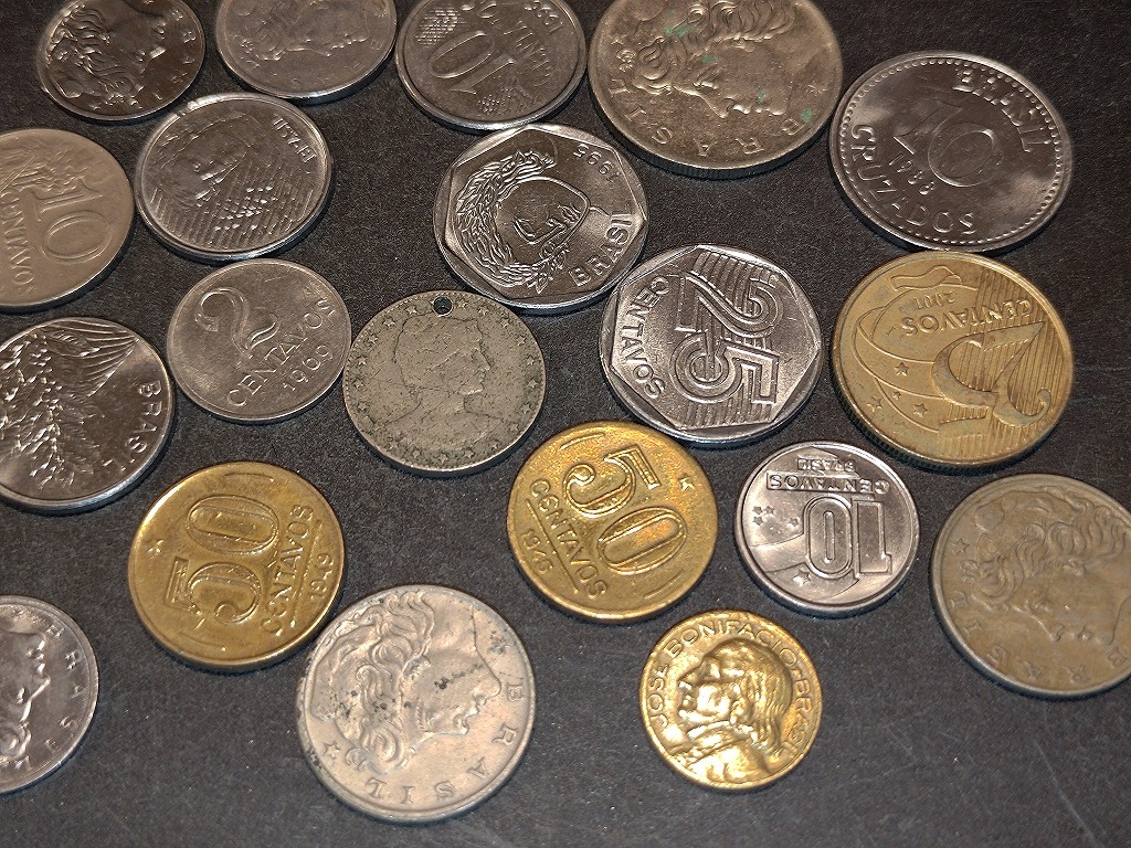 【1円スタート】ブラジル レアル硬貨他 おまとめの画像3