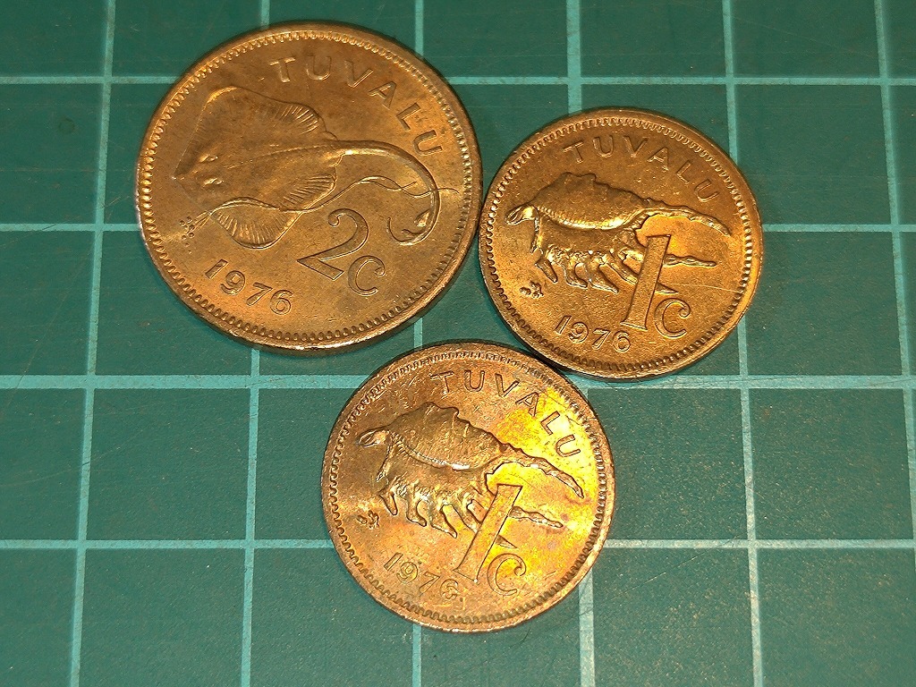 【1円スタート】ツバル　ツバルドル硬貨　おまとめ_画像1