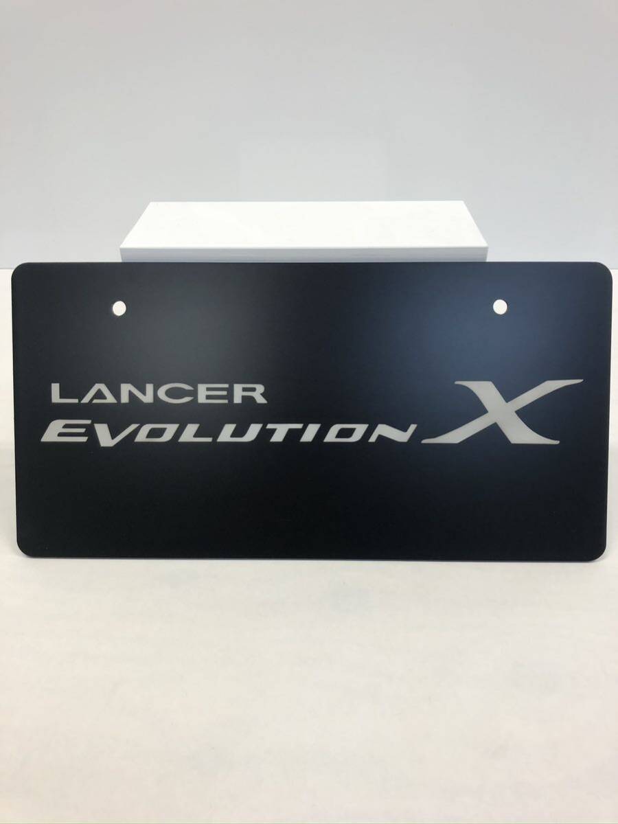 Mitsubishi Lancer Evolution X plate номерная табличка 