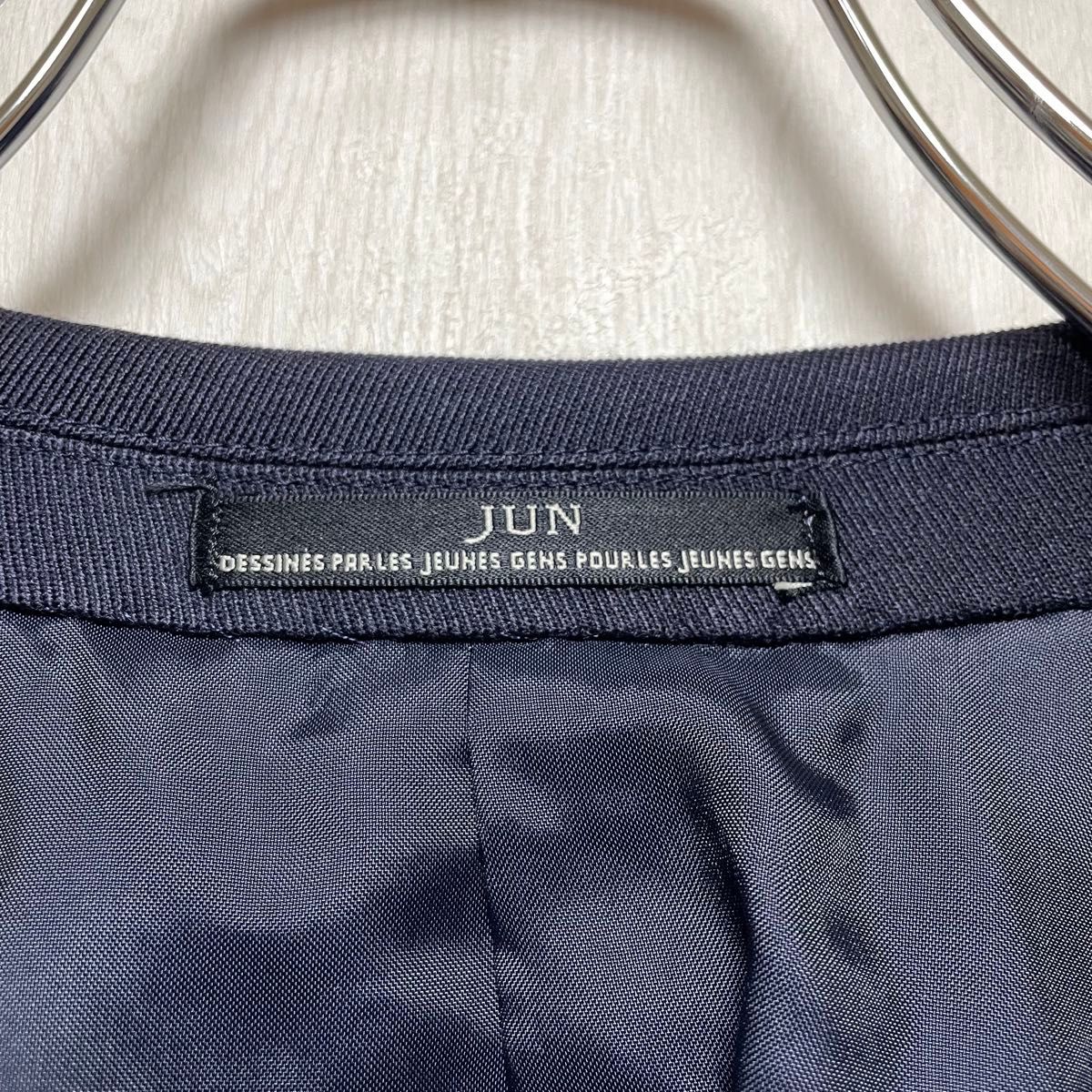 【紺ブレ金ボタン】JUN ジュン テーラードジャケット  メンズ M