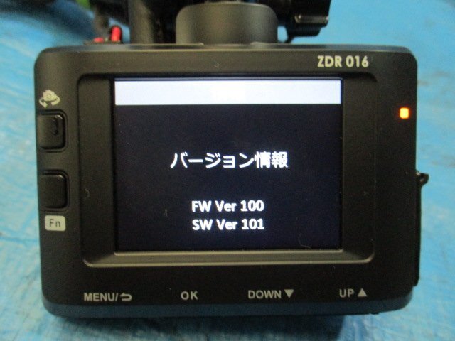 COMTECドラレコ●送料無料●コムテック ZDR016●前後2カメラドライブレコーダー ●フルHD 衝撃録画 GPS搭載 駐車監視対応 2.0インチ●中古_画像9