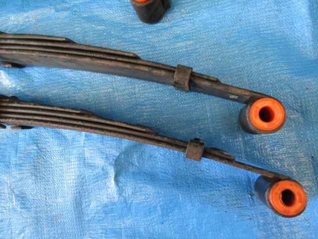 * Junk * Mitsubishi * Jeep J54* leaf spring front and back set board spring suspension * original? DUNE bush *JEEP* business office stop / juridical person addressed to 