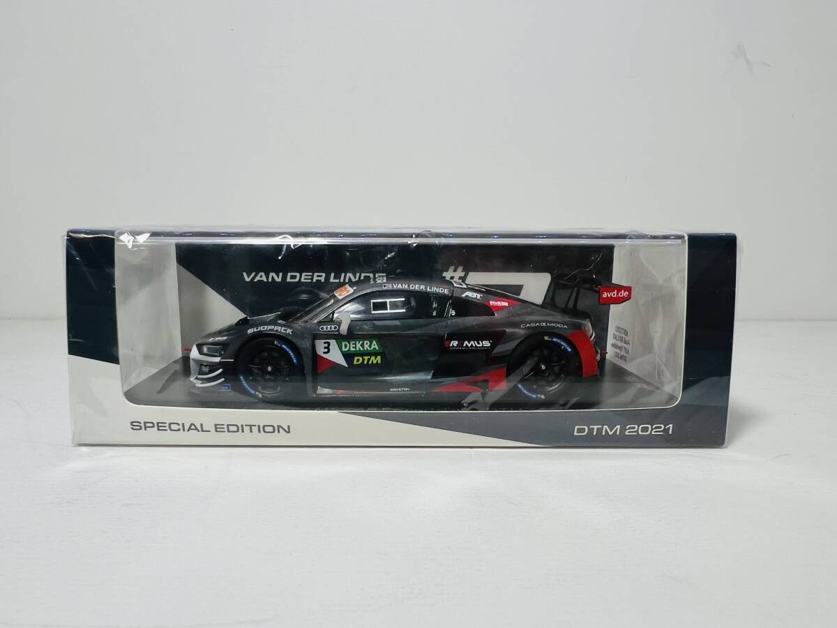 スパーク spark 1/43 Audi R8 LMS - ABT Sportsline DTM 2021 #3 Van der Linde【SCHERER特注】の画像2