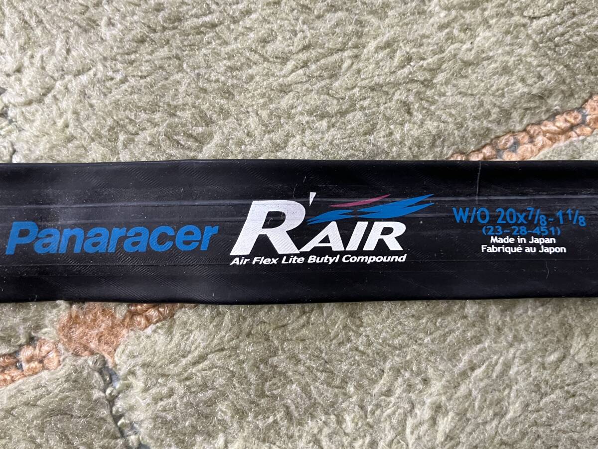 パナレーサー Panaracer R-AIR W/O 451 23-28C 仏式 48mm 中古2本セット_画像2