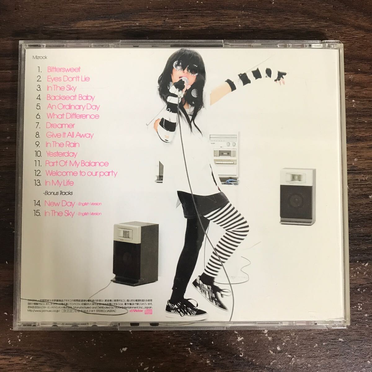 (B508)帯付 中古CD100円 Miz Mizrock(通常盤)の画像2