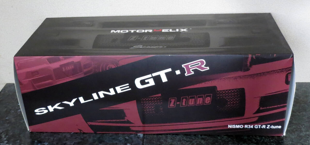 ■■■ モーターヘリックス MOTER HELIX 1/18 NISSAN Skyline GT-R R34 Z-turn パープル ■■■の画像8