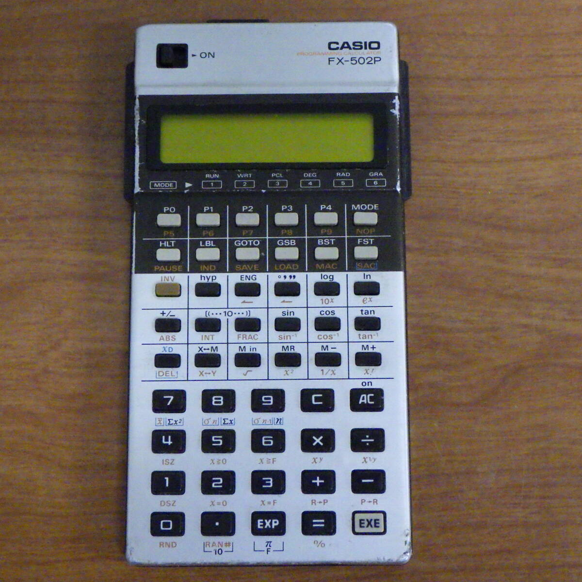 CASIO カシオ FX-502P レトロ 関数電卓 FA-1 セット プログラム電卓の画像2