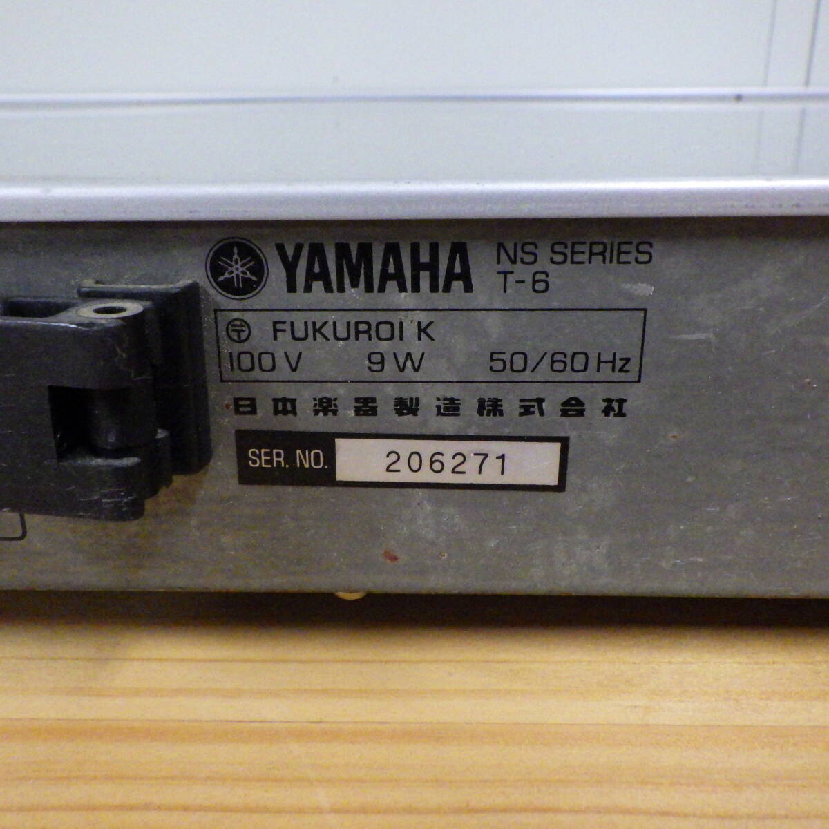 YAMAHA ヤマハ FM AM ステレオチューナー T-6の画像5