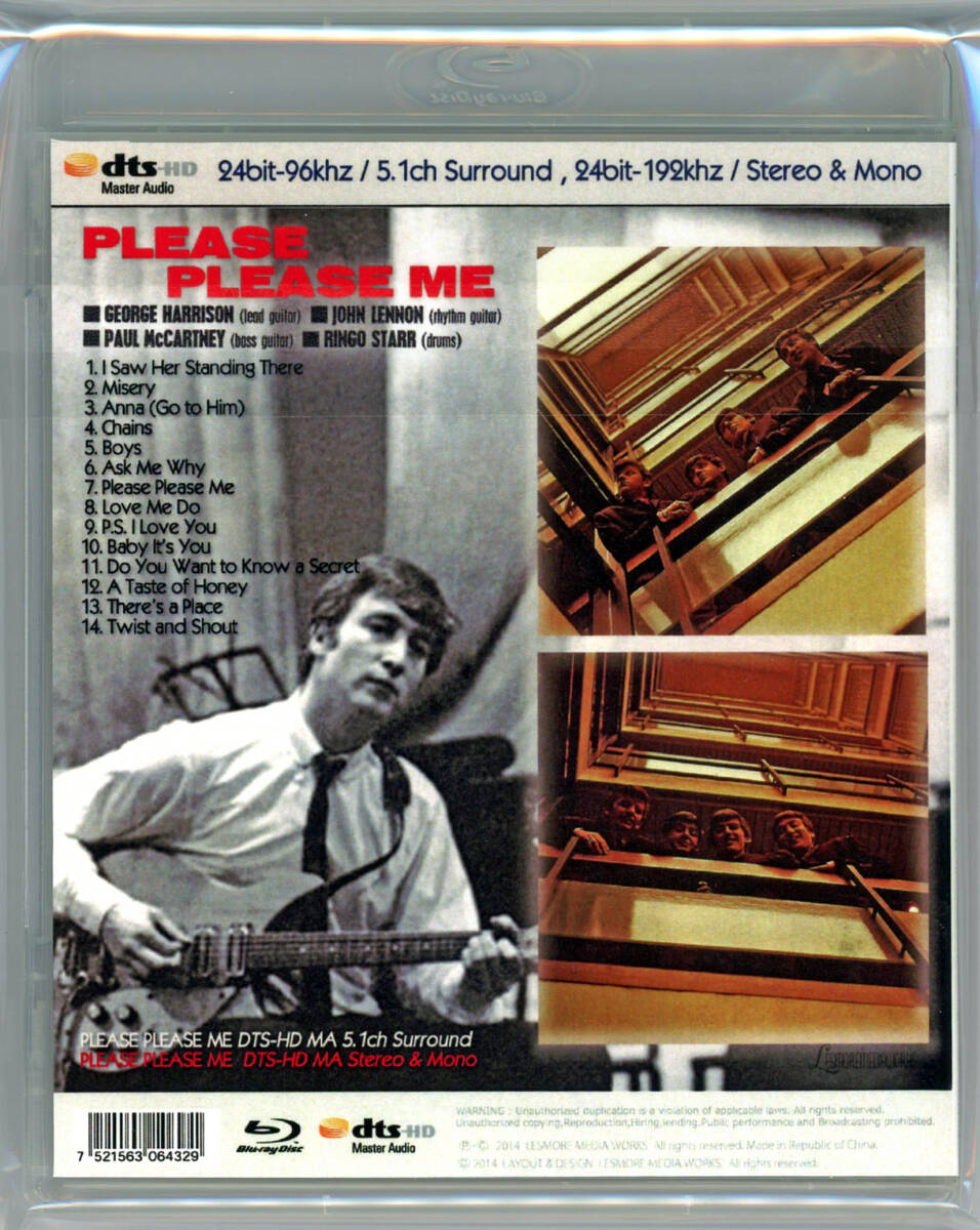 ビートルズ「PLEASE PLEASE ME」DTS-HD 新品未開封品_画像2