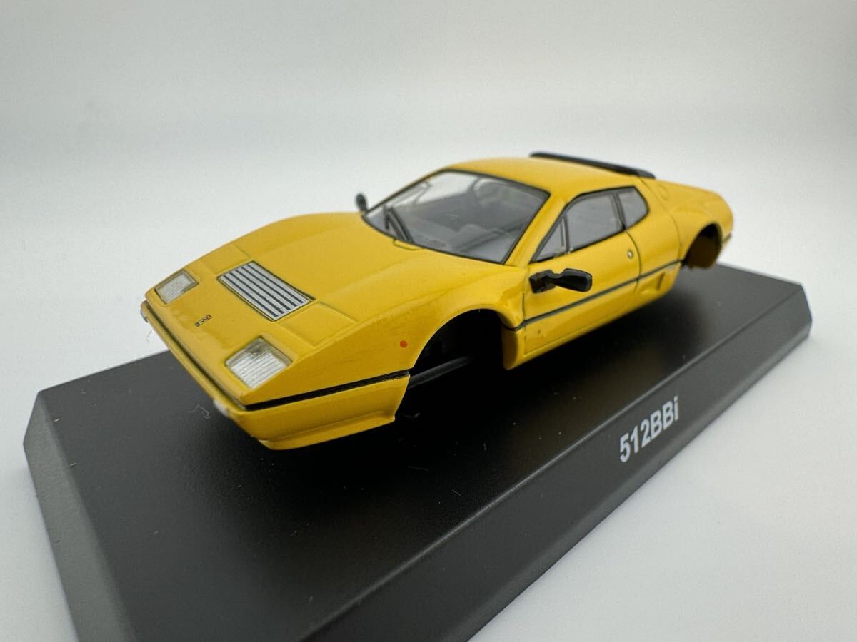 1/64 京商 サンクス フェラーリ 512 BBi 黄 イエローの画像1