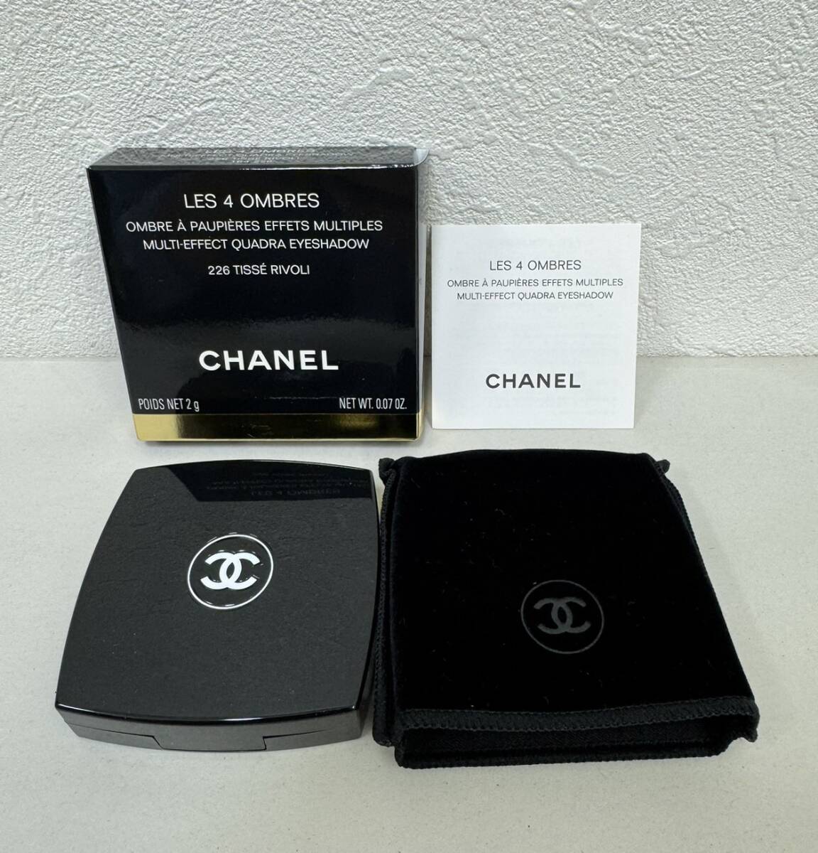 【GY-6611AR】1円~「未使用品」CHANEL シャネル レ キャトル オンブル 226 ティセ リボリ アイシャドウ パレット メイク 化粧品 の画像1