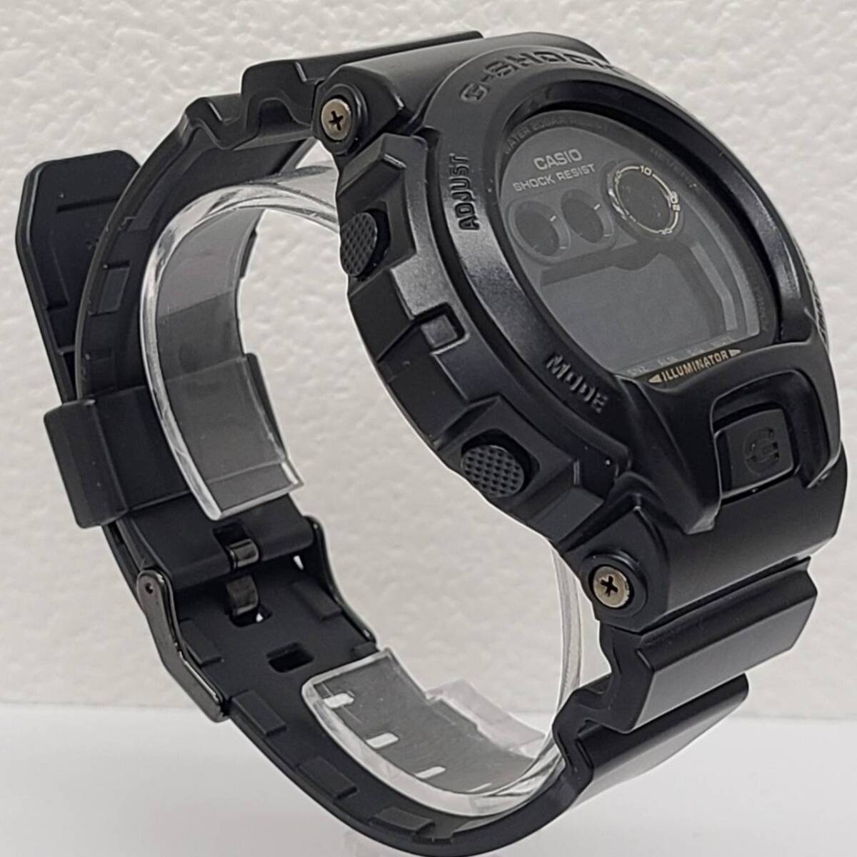 【YYD3430OM】1円～ 稼働 CASIO カシオ G-SHOCK RESIST CD-X6900/3420 デジタル QZ クォーツ ブラック Gショック メンズ 腕時計 本体のみの画像4