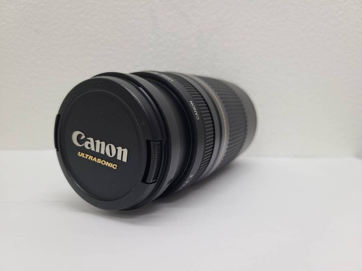 【YYD3480OM】1円～ 現状品 Canon キャノン ZOOM LENS EF75-300mm F4-5.6 1:4-5.6 II ズームレンズ 望遠 カメラ オートフォーカス ジャンクの画像1