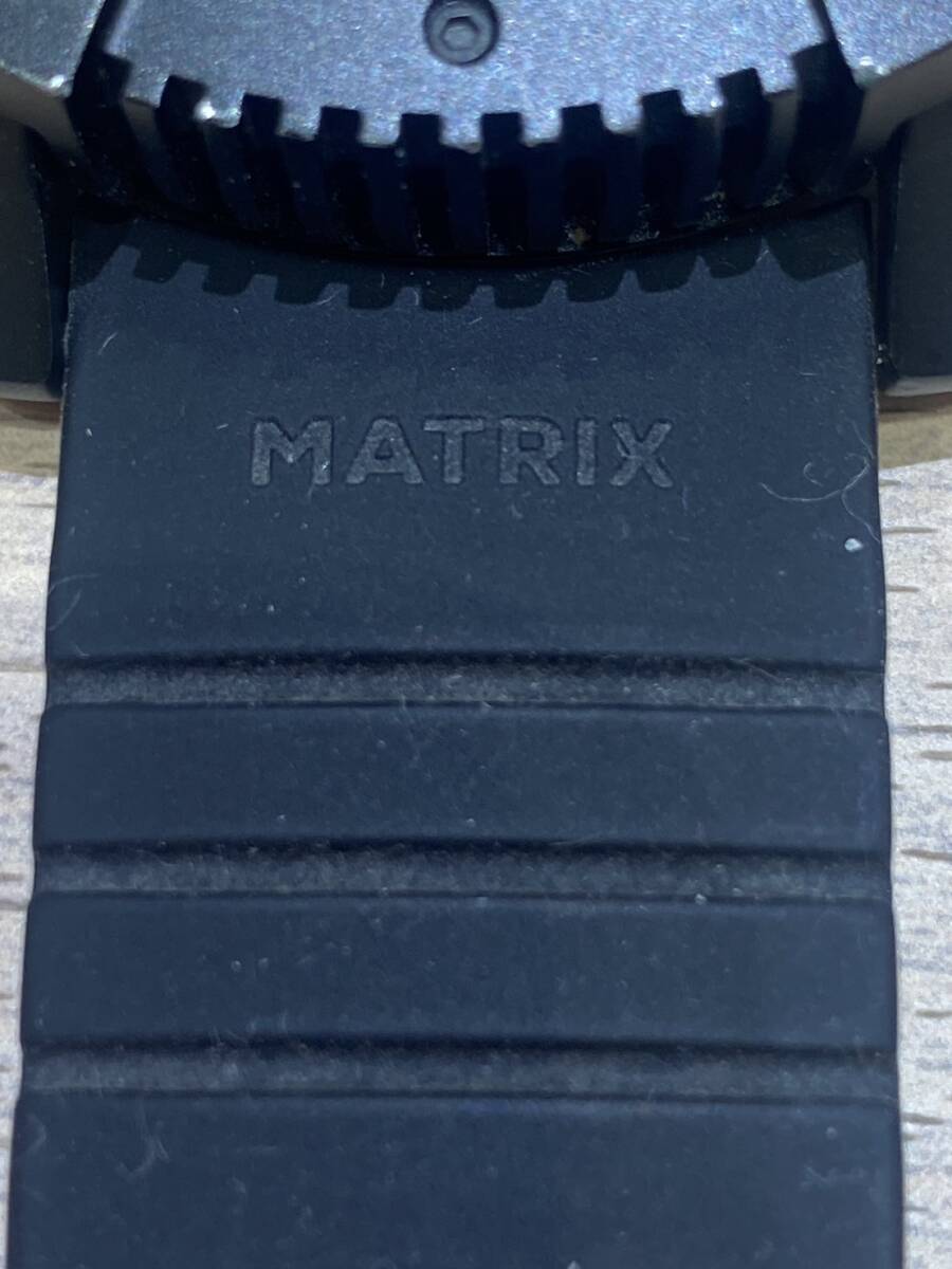 【OAK-2482YH】1円スタート MATRIX マトリックス スマートウォッチ 腕時計 通電未確認 現状品 中古品 シリコン 付属品有 箱有 時計_画像10