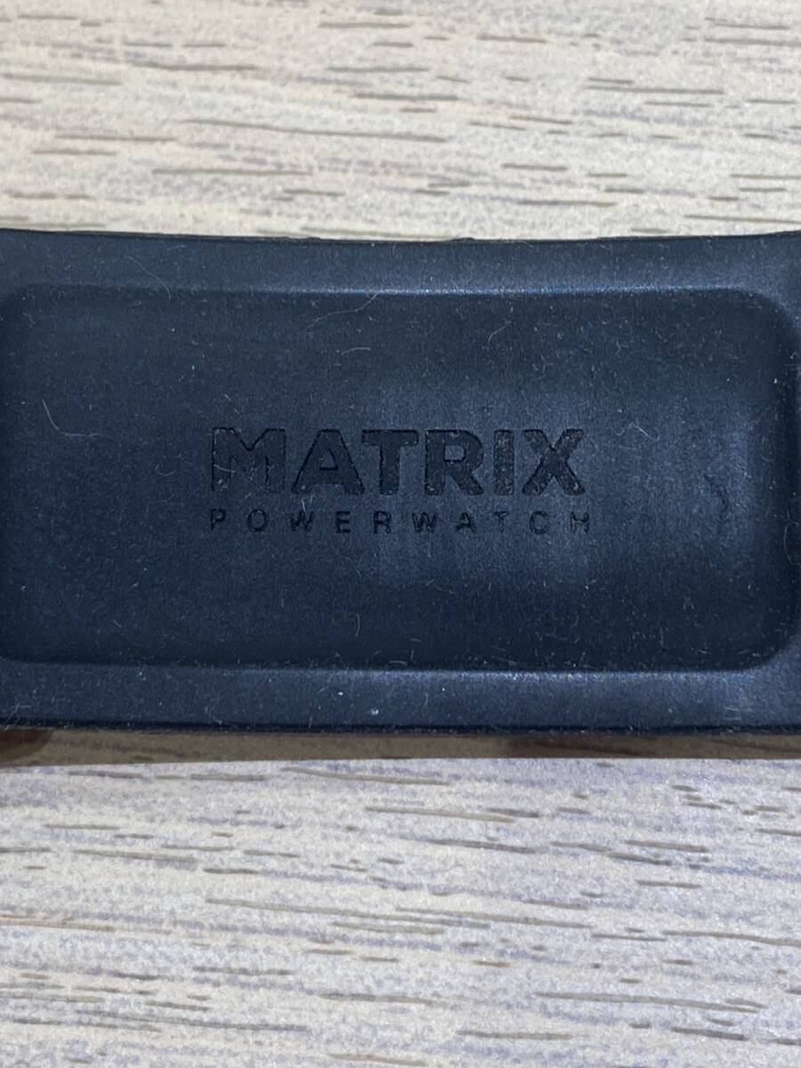 【OAK-2482YH】1円スタート MATRIX マトリックス スマートウォッチ 腕時計 通電未確認 現状品 中古品 シリコン 付属品有 箱有 時計_画像9