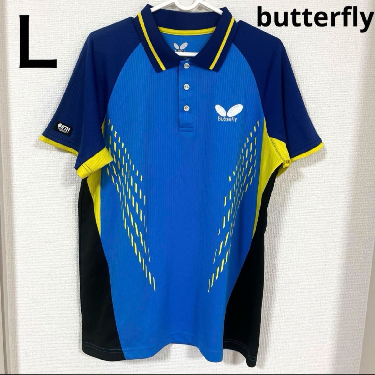 【1148】butterfly ポロシャツ 半袖ポロシャツ 卓球ウェア 日本卓球協会公認 JTTA バタフライ ゲームシャツ
