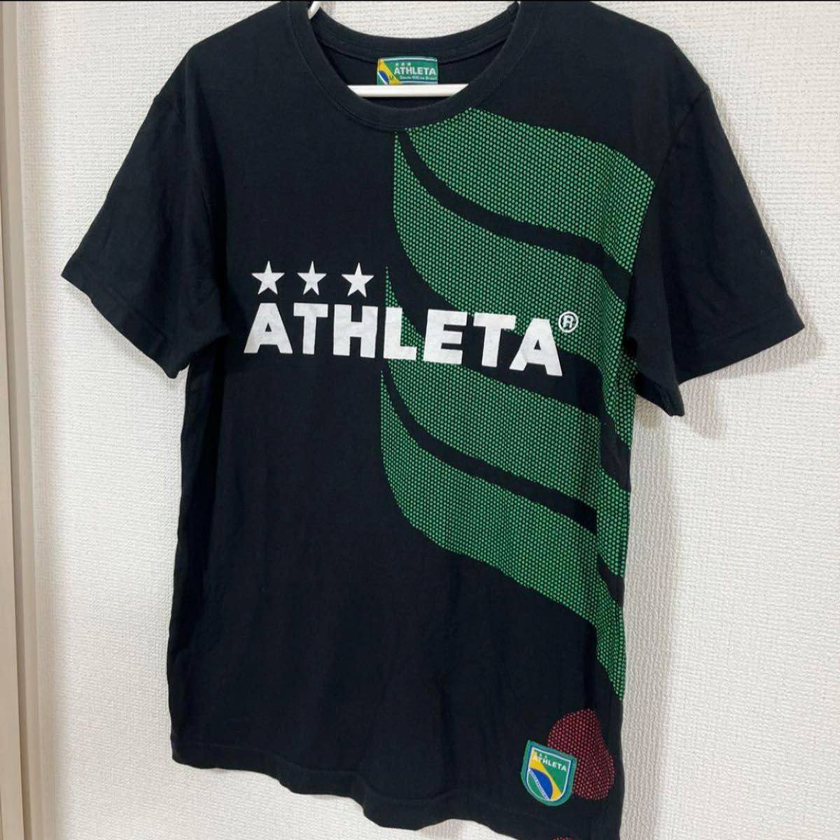 【1174】 ATHLETA アスレタ フットサル サッカー プリントTシャツ プラクティスシャツ Tシャツ 半袖