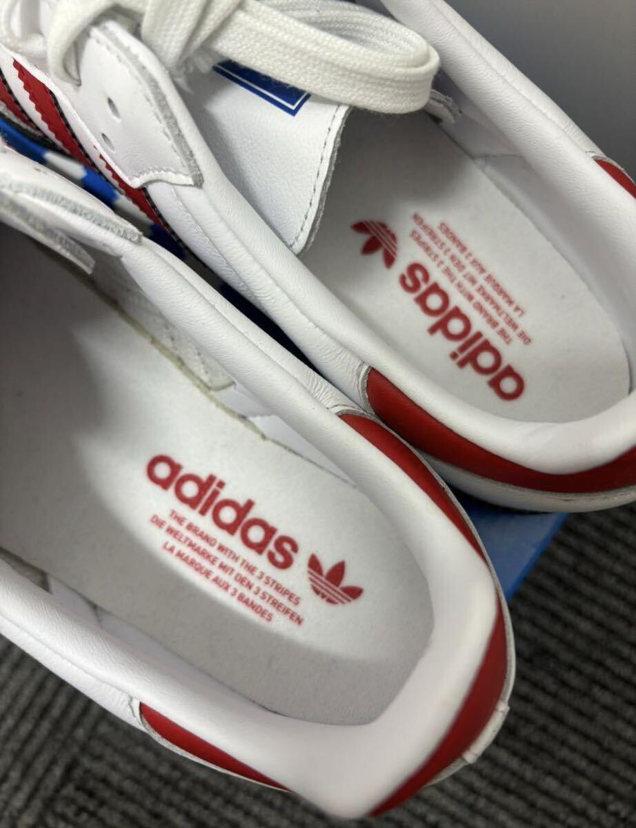 【新品未使用】adidas サンバOG 赤白カラー スニーカー 27cm_画像6