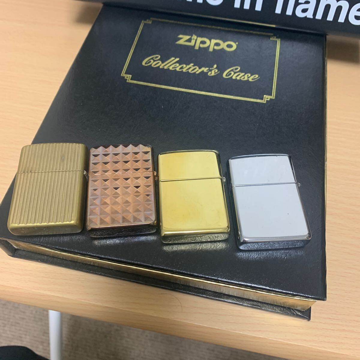 ZIPPO ジッポー ARMOR HEAVY WALL アーマーヘビーウォール SOLID BRASS CHROME COATING ソリッドブラス クロームコーティング 4個セットの画像3