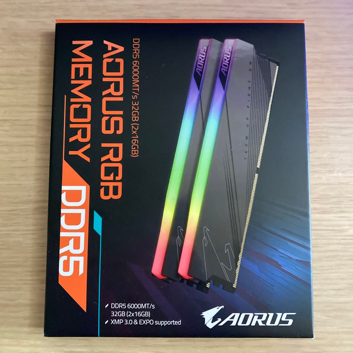 GIGABYTE AORUS RGB Memory DDR5 32GB (16GBx2) 6000MT/s ARS32G60D5R