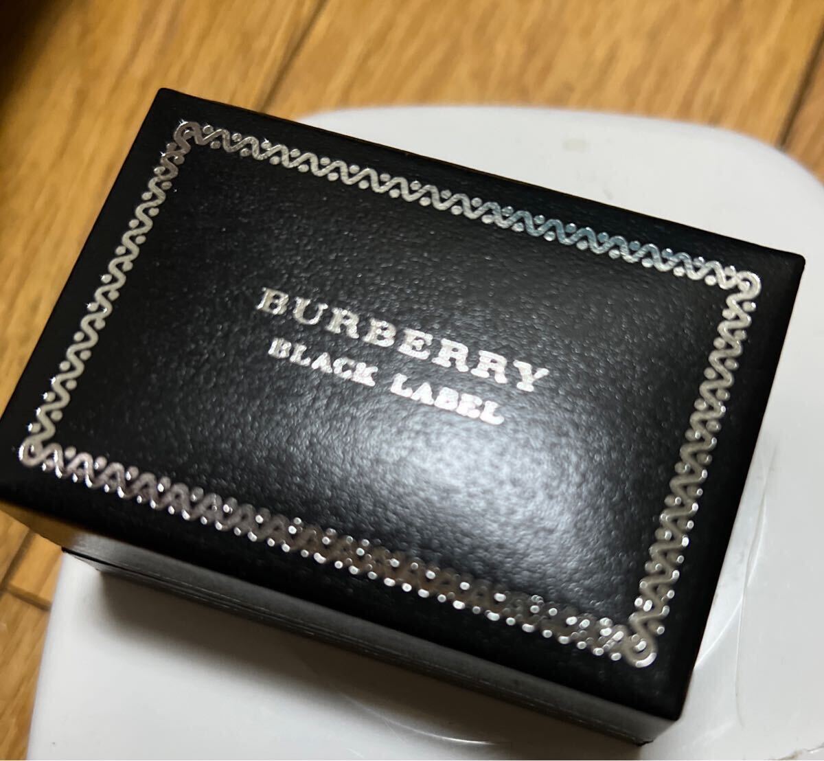  Burberry Black Label запонки стальной 