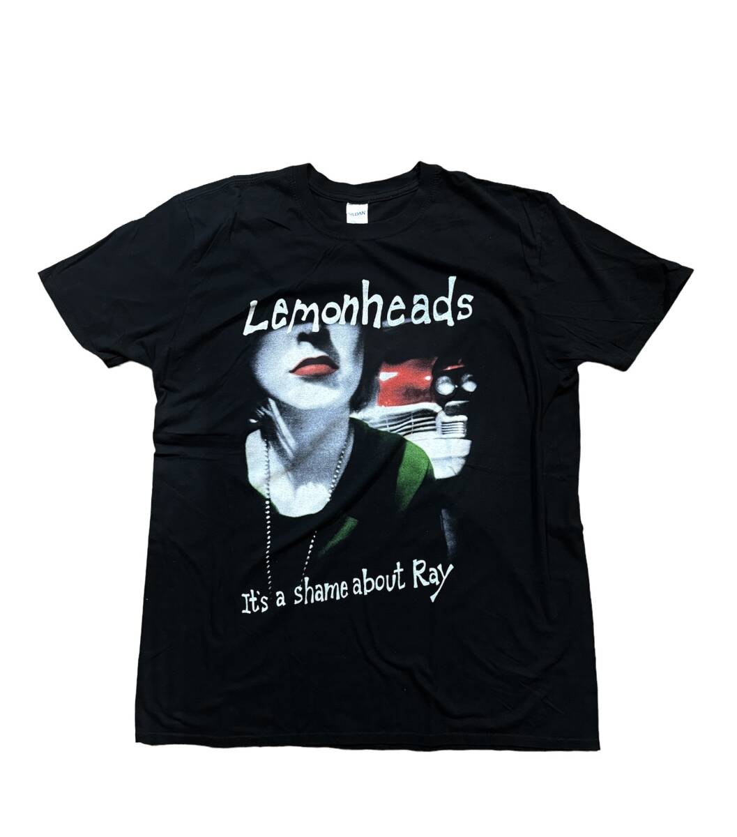 THE LEMONHEADS Tシャツ オーバーサイズ 黒 ブラック XL ロック アメカジ ストリート 古着 パンク バンド NIRVANA H&M ZARA GreenDay _画像3