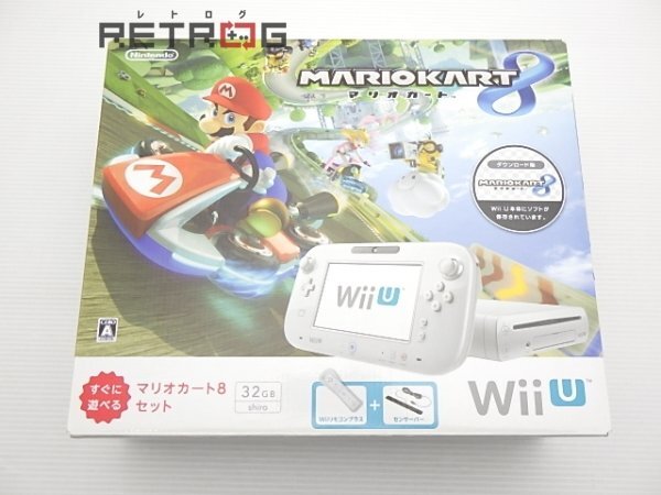 WiiU本体 マリオカート8セット（白） ※ソフトはダウンロード版 Wii Uの画像1