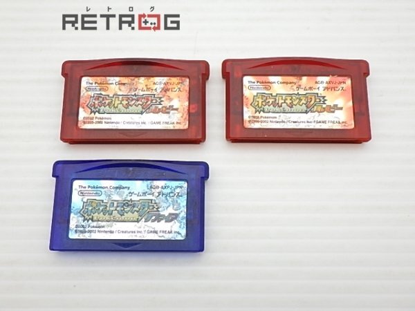 ポケットモンスター ソフトセット ゲームボーイアドバンス GBA_画像1