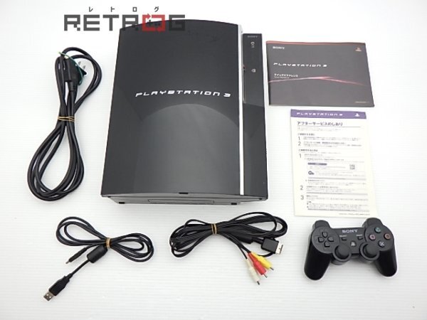 PlayStation3本体 60GB（CECHA00/クリアブラック） PS2ソフト動作未確認 PS3の画像1