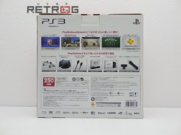 PlayStation3 250GB クラシックホワイト(新薄型PS3本体・CECH-4000B LW) PS3の画像2