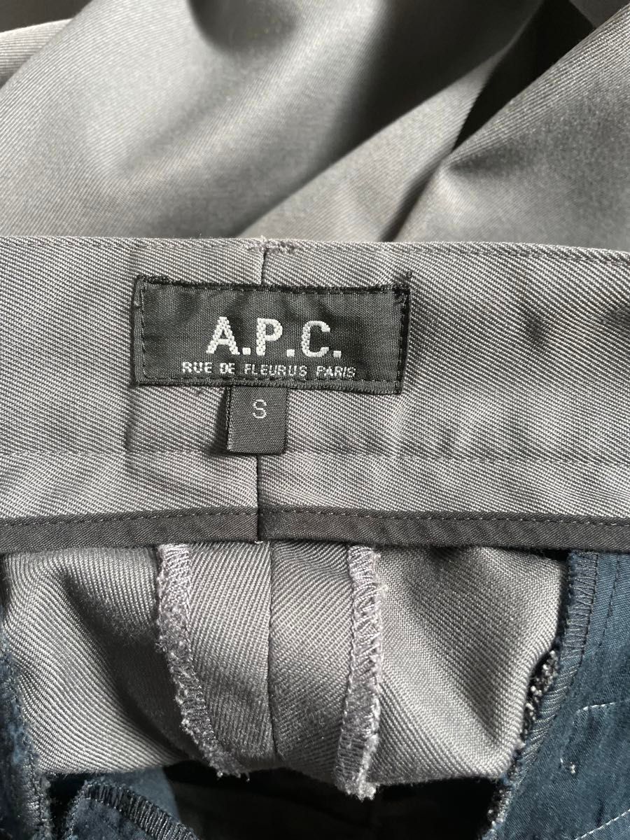 A.P.C. アー・ペー・セー WASH AND WEAR ストレート パンツ グレー キレイめ カジュアル 