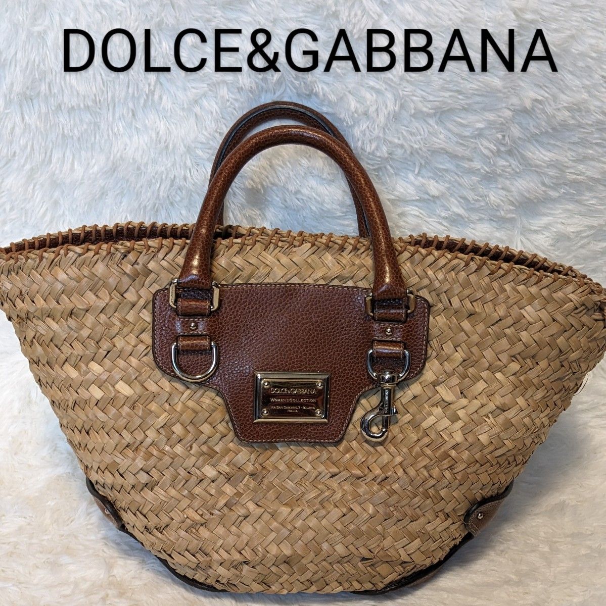 【希少】ドルチェ&ガッバーナ　DOLCE&GABBANA　マザーバッグ　かご