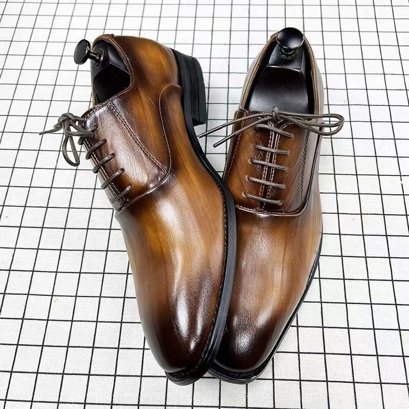 1 jpy * high class original leather inside feather business shoes Britain manner gentleman for cow leather shoes ceremonial occasions commuting size selection possibility 26.0cm Brown 