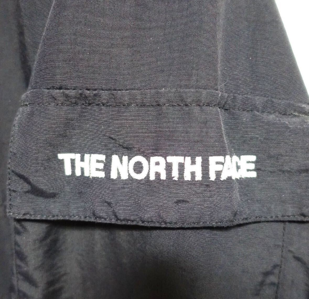【1円スタート】THE NORTH FACE ノースフェイス 腕ロゴ マウンテンパーカー メンズ Sサイズ ブラックの画像5
