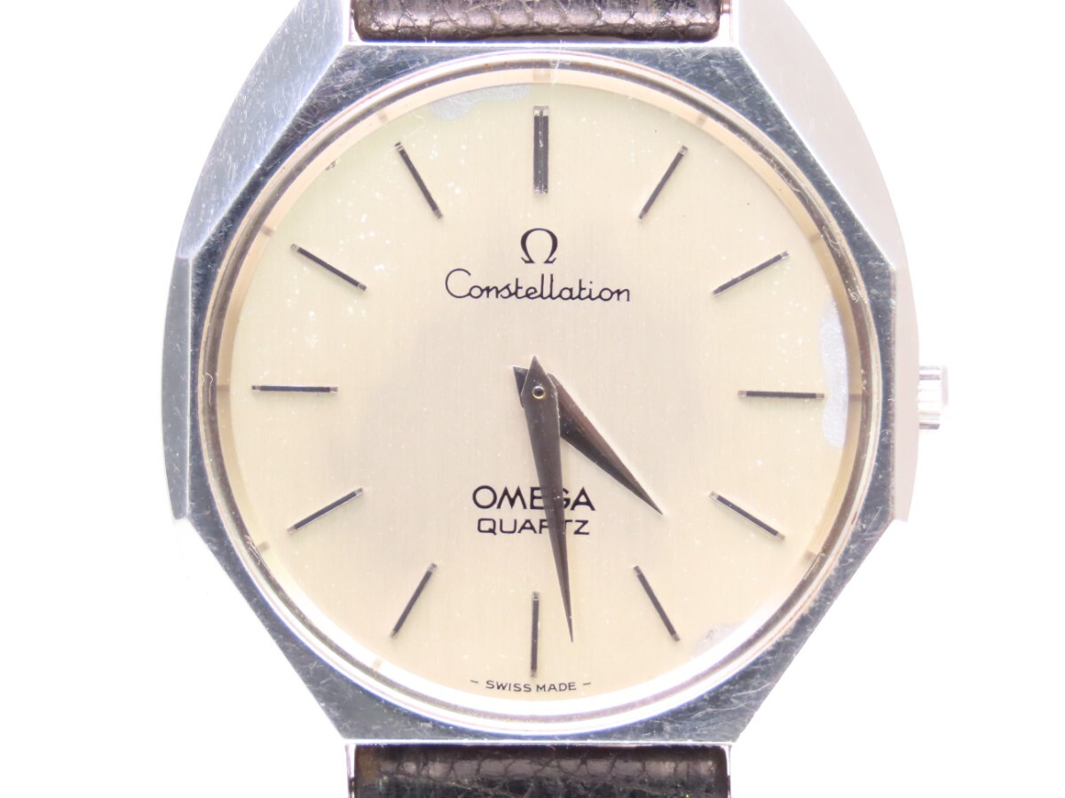 ■♪価格高騰！ 資産価値! 稼働 電池新品 メンズ ビンテージ 高級超レア！ OMEGA オメガConstellation コンステレーション QUATZ クオーツ3の画像1