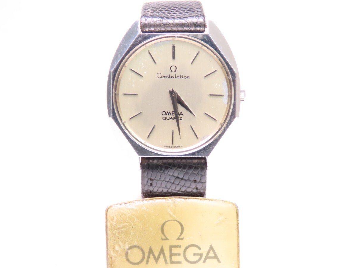 ■♪価格高騰！ 資産価値! 稼働 電池新品 メンズ ビンテージ 高級超レア！ OMEGA オメガConstellation コンステレーション QUATZ クオーツ3の画像2