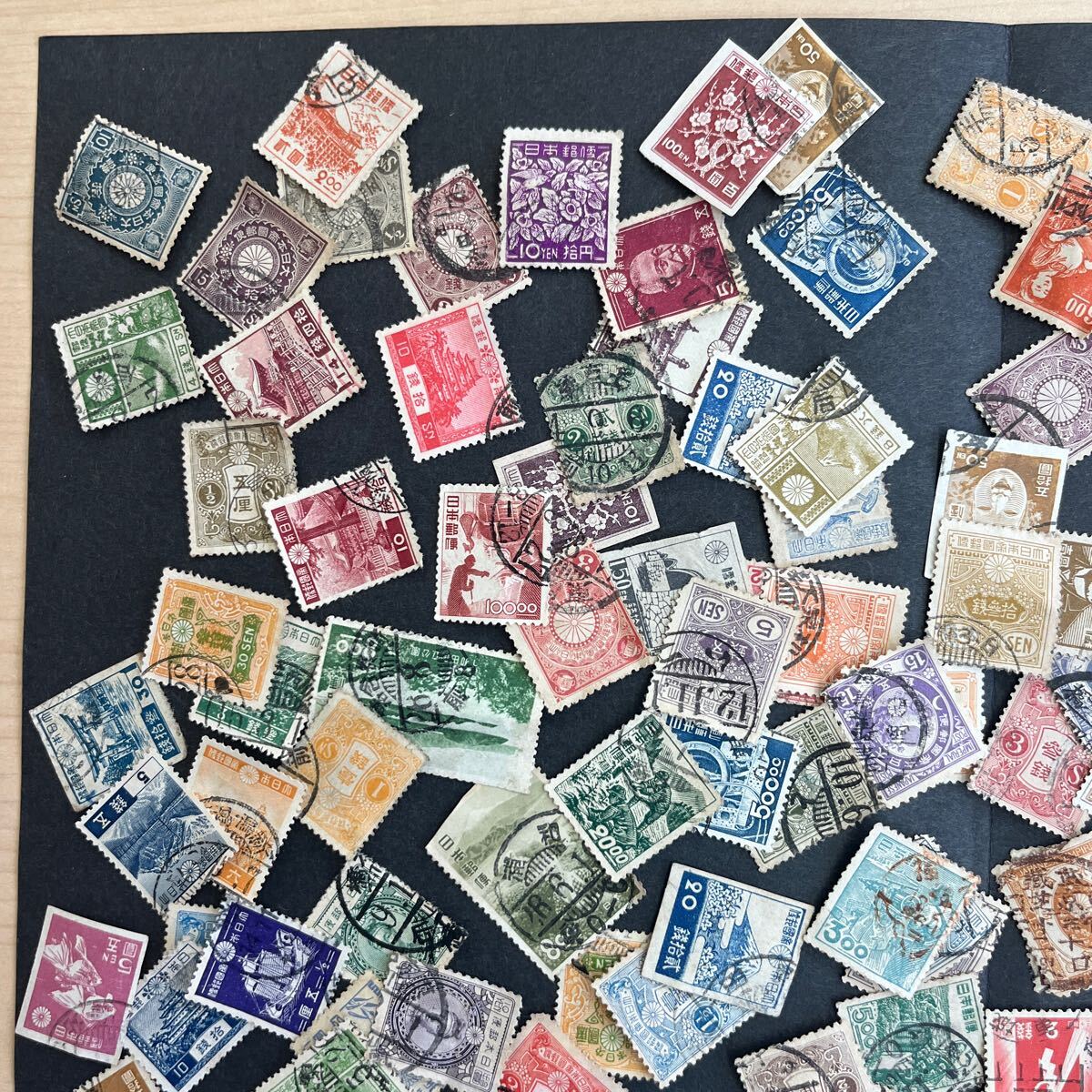 【1円〜スタート】昔の切手 古い切手 いろいろおまとめ 消印有り 使用済み切手_画像2