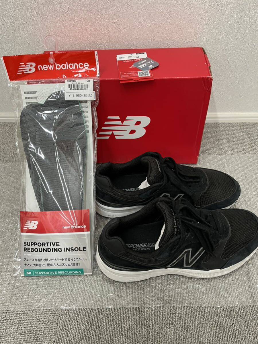 ニューバランス Walking 880 v5 [サイズ：25.5cm (2E)] [カラー：ブラック] #MW880BK5 NEW BALANCE ウォーキングシューズ 純正インソール付_画像1