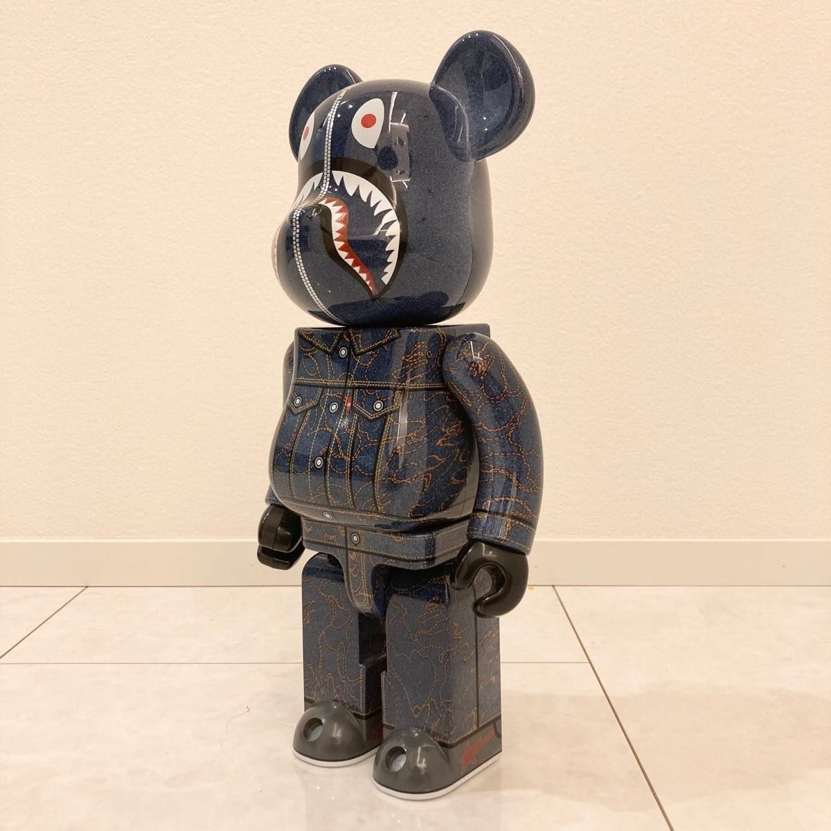 ベアブリック BE@RBRICK 400% 28cm エイプ ベイプ リーバイス