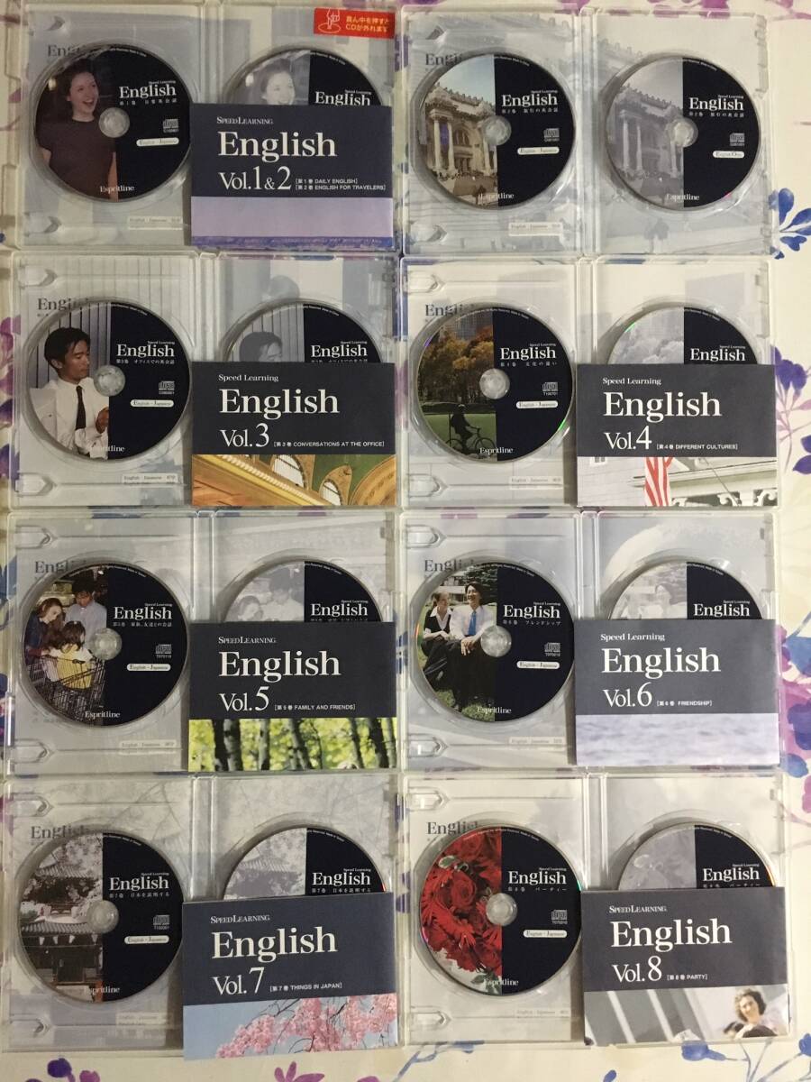 スピードラーニング英語初級全16巻CD（未使用に近い）1_画像2