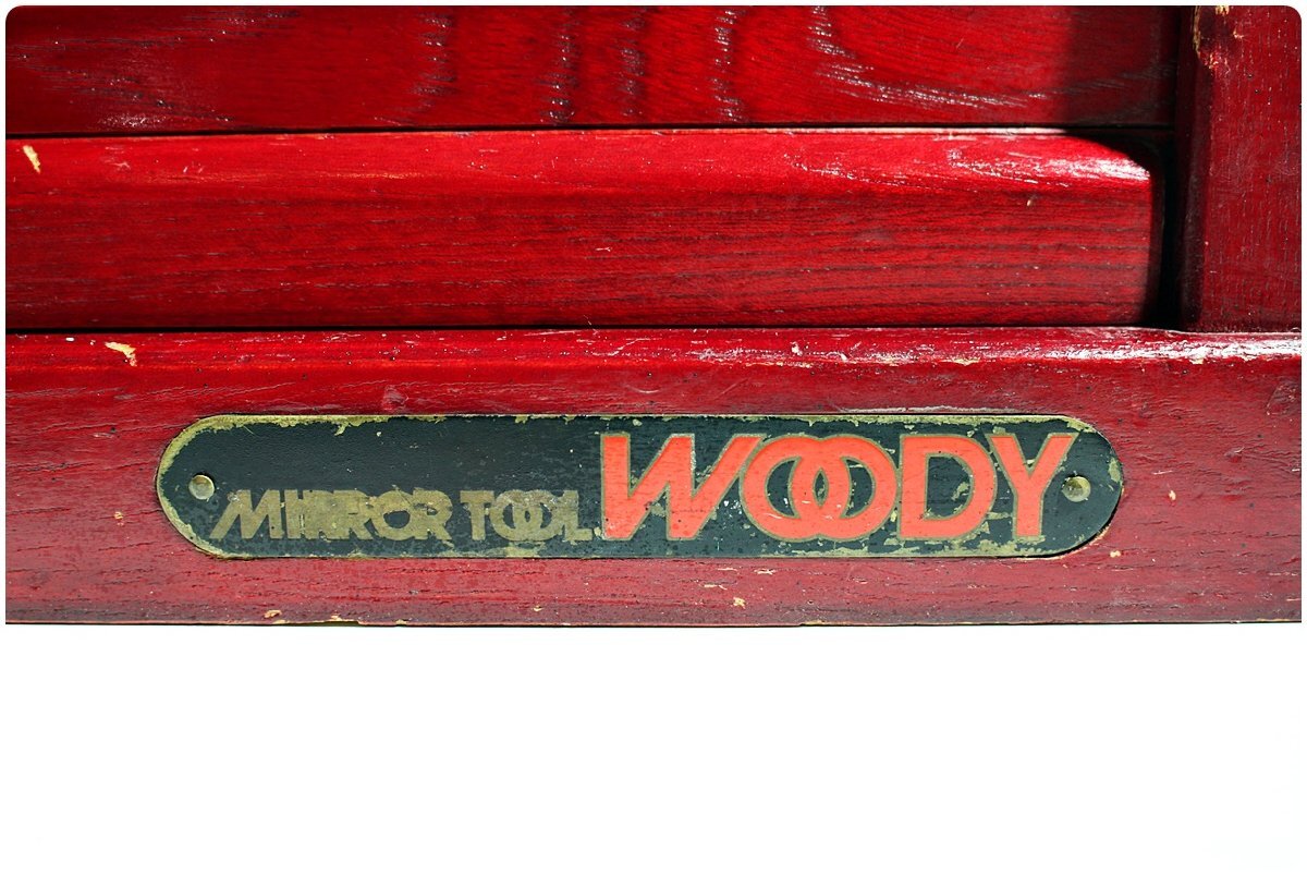 【未使用に近い】KTC MIRROR TOOL WOODY 1988年 特別限定モデル ツールセット 木製ケース ミラーツール 2本欠品ありの画像4