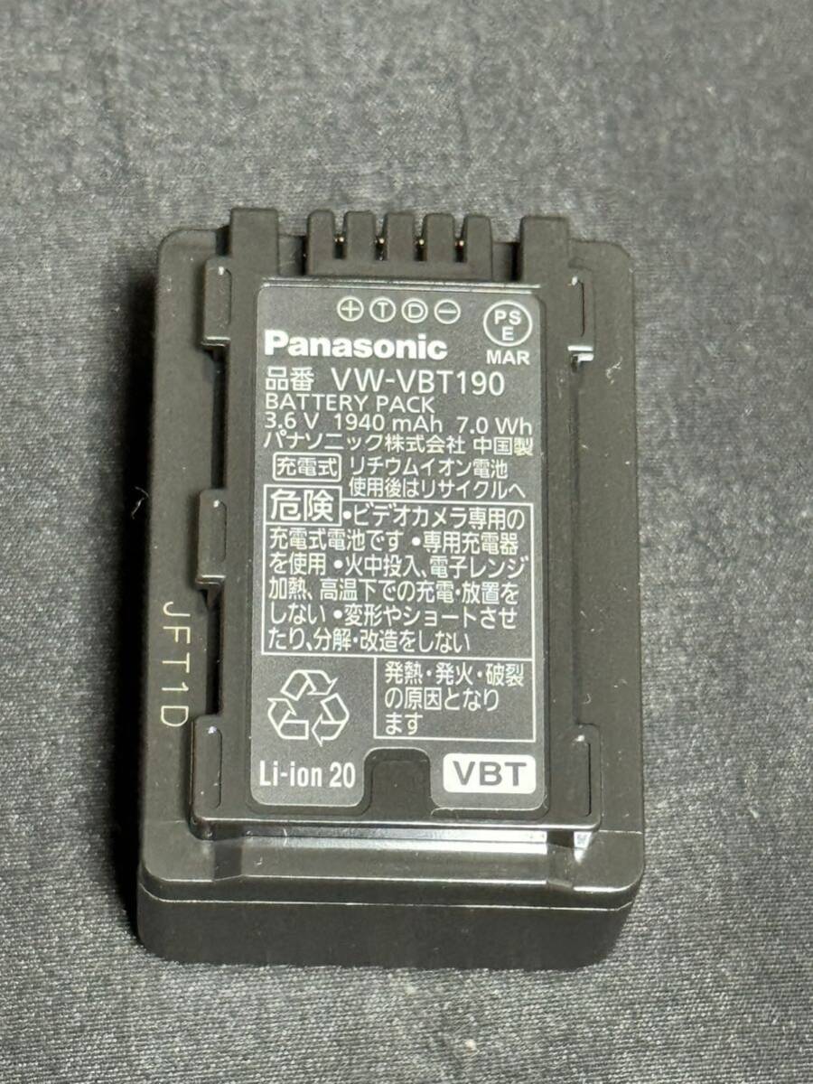Panasonic パナソニック HC-V480MS バッテリー付 28mm WIDE f=2.06-103mm 1:1.8 現状品