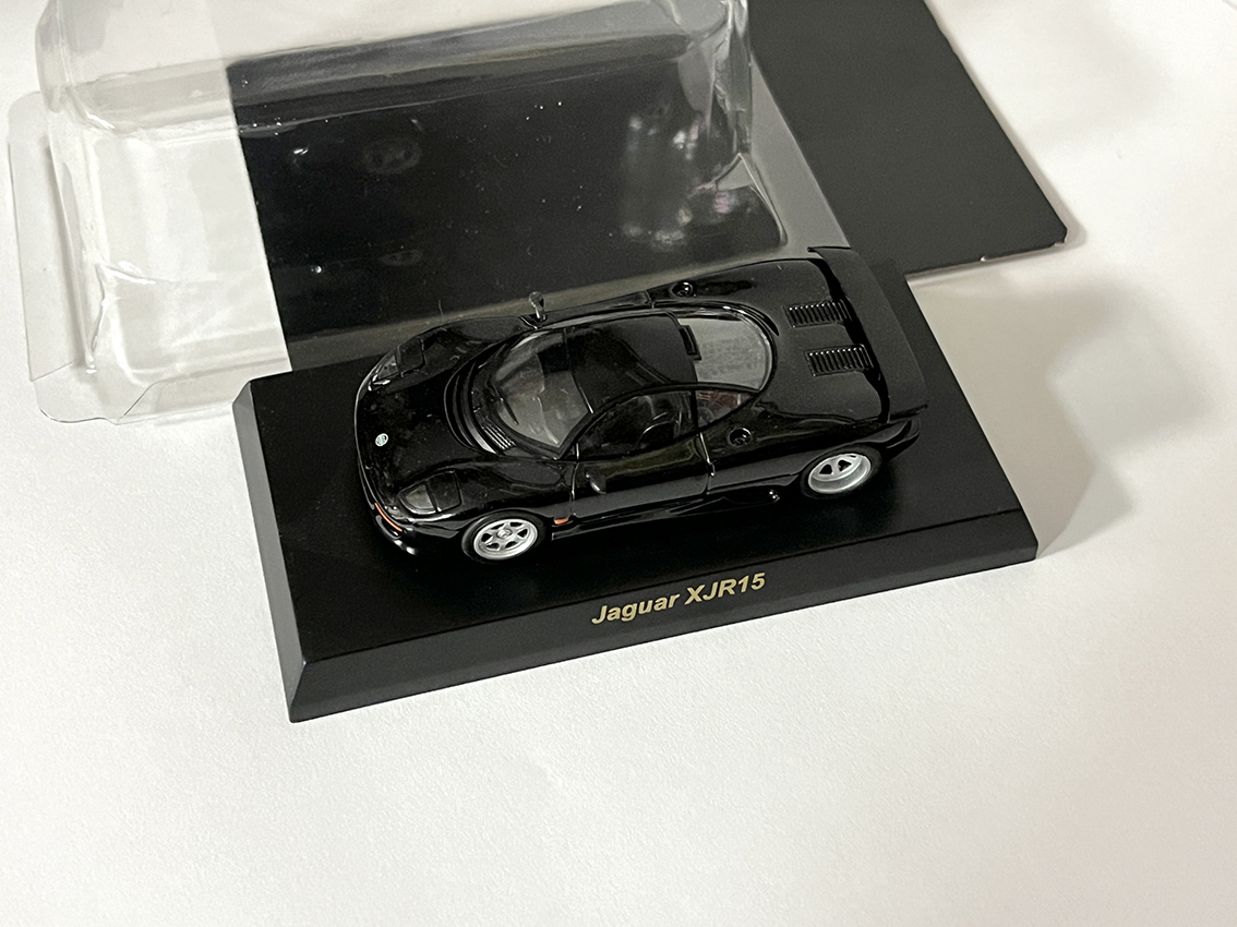 京商 1/64 ジャガー XJR15 黒 Jaguar ブラック サークルKサンクス ファミマ CVS ミニカー スケールモデルの画像1