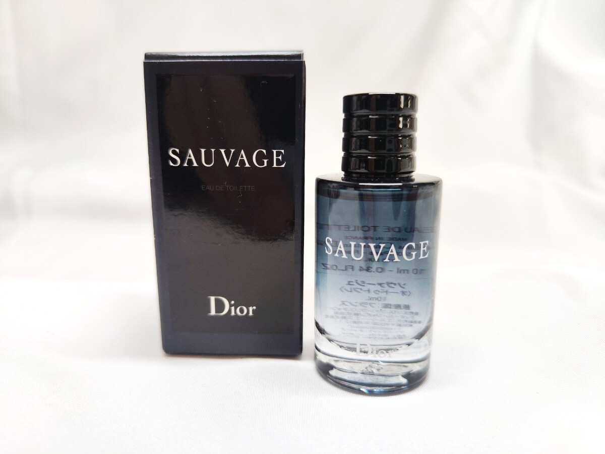 【未使用】【送料無料】Dior ディオール SAUVAGE ソヴァージュ ソバージュ オードトワレ オードゥトワレ 10ml EDT オーデトワレ_画像1